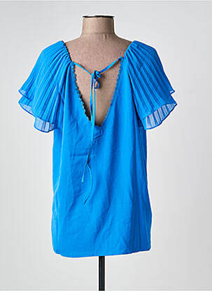 Top manches courtes manches courtes bleu ANDY & LUCY femme