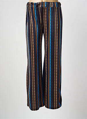 Pantalon droit stretch taille normale noir MIYA femme