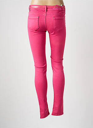 Jeans skinny tissage brut taille normale rose R.DISPLAY femme