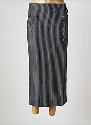 Jupe mi-longue taille normale gris ADORE femme