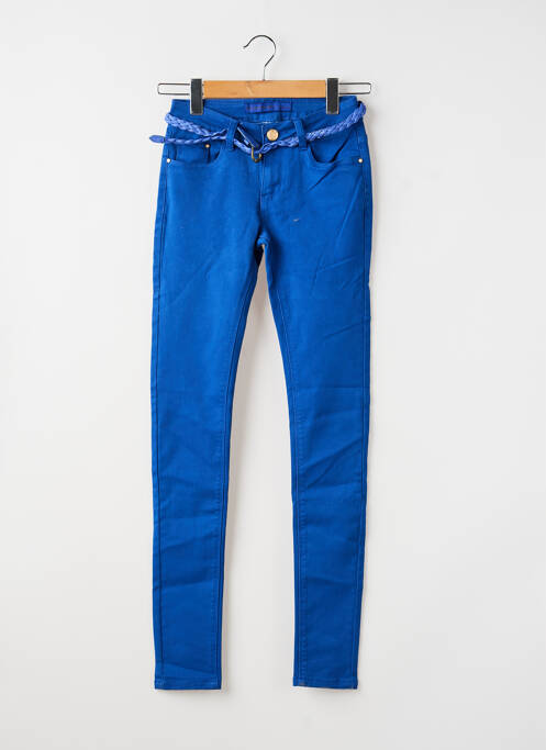 Jeans coupe slim tissage brut taille normale bleu R.DI$ femme
