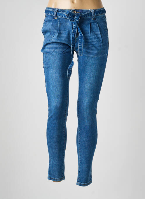 Jeans skinny tissage brut taille normale bleu BLEUET DE PARIS femme