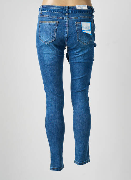 Jeans skinny tissage brut taille normale bleu BLEUET DE PARIS femme