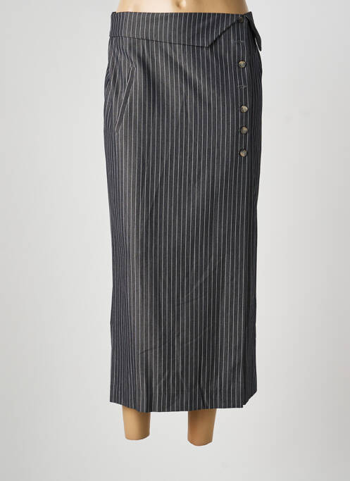 Jupe mi-longue taille normale gris ADORE femme