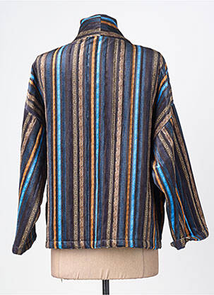Veste casual coupe droite bleu MIYA femme