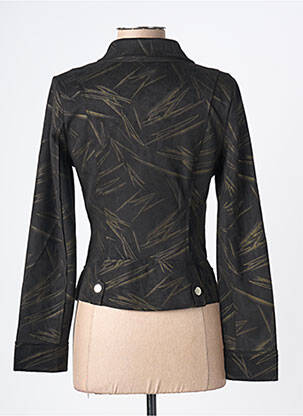 Veste casual col tailleur noir H F WOMAN COLLECTION femme