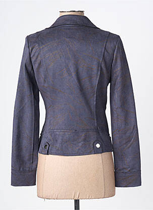 Veste casual col tailleur gris H F WOMAN COLLECTION femme