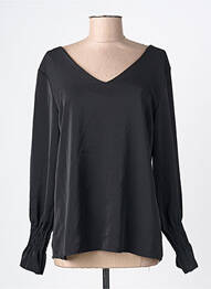 Blouse manches longues manches longues noir ESTEE BROWN femme