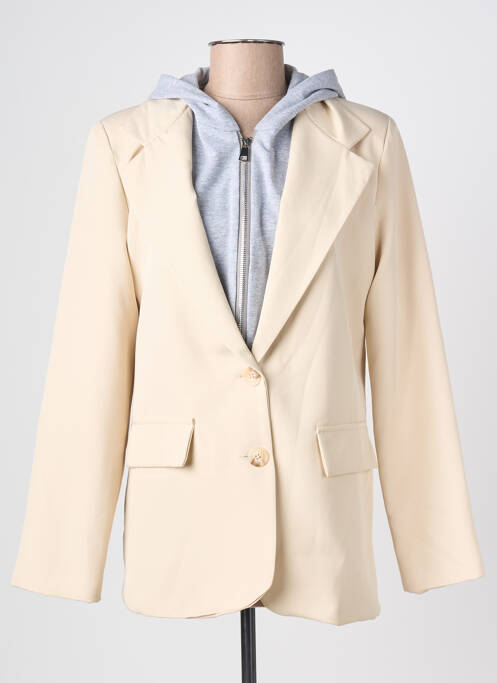 Blazer poches beige PINK BLUSH femme