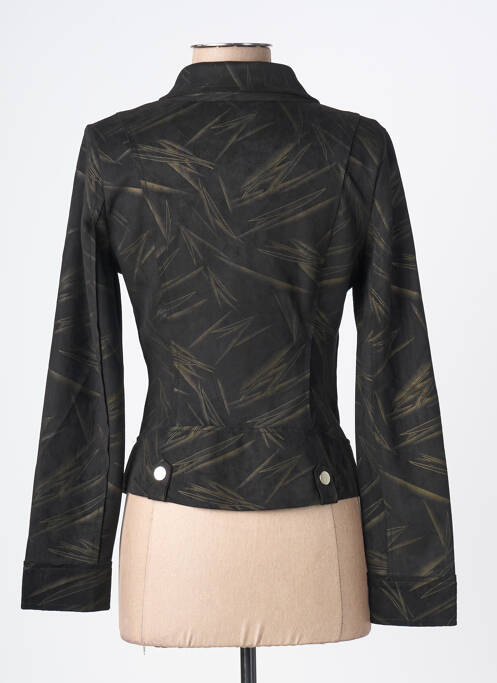 Veste casual col tailleur noir H F WOMAN COLLECTION femme