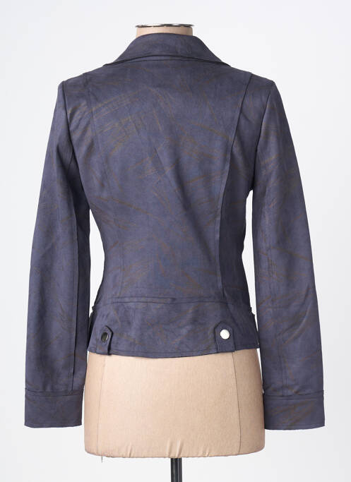 Veste casual col tailleur gris H F WOMAN COLLECTION femme