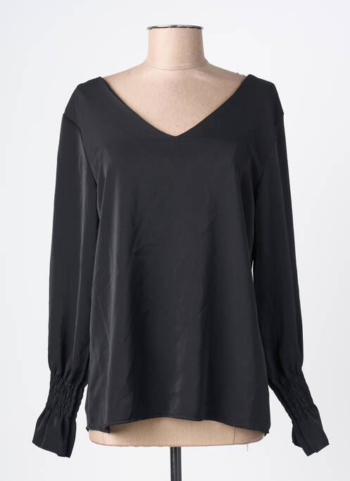 Blouse manches longues manches longues noir ESTEE BROWN femme