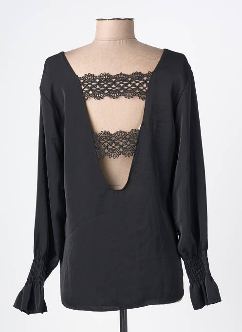 Blouse manches longues manches longues noir ESTEE BROWN femme