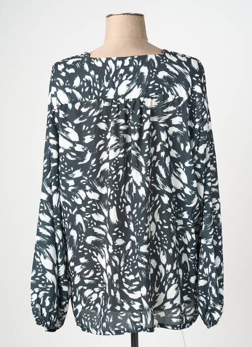 Blouse imprimé fantaisie manches longues noir ELVIRA femme