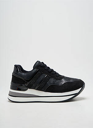 Baskets talon compensé talon de 4 à 6cm noir ELUE PAR NOUS femme
