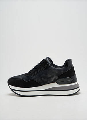 Baskets talon compensé talon de 4 à 6cm noir ELUE PAR NOUS femme