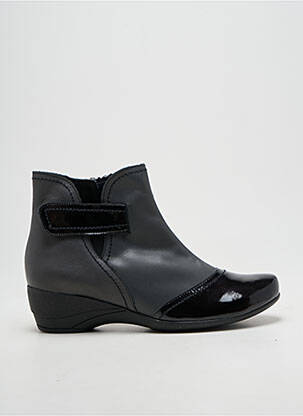 Bottines/boots matière lisse talon de 4 à 6cm noir PEDI GIRL femme