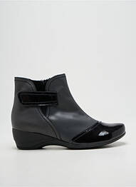 Bottines/boots matière lisse talon de 4 à 6cm noir PEDI GIRL femme