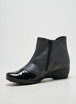 Bottines/boots matière lisse talon de 4 à 6cm noir PEDI GIRL femme
