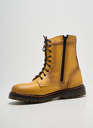Bottines/boots talon bas talon plat jusqu'à 3cm jaune REBELLES femme
