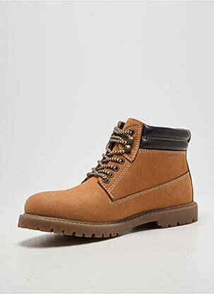 Bottines/boots fermeture lacets talon bas marron ALTEX homme