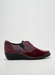 Chaussures de confort tissage satiné talon de 4 à 6cm violet OTTILIA femme
