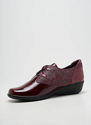 Chaussures de confort fermeture lacets talon de 4 à 6cm violet OTTILIA femme