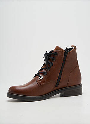 Bottines/boots fourrée talon plat jusqu'à 3cm marron REMONTE femme