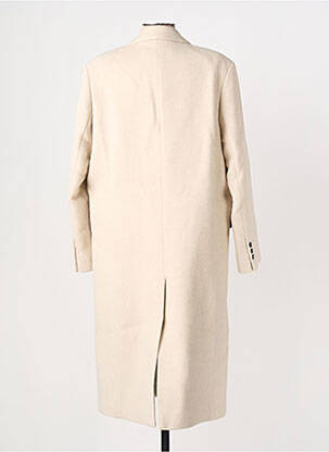 Manteau long coupe cintrée sans capuche beige GERARD DAREL femme