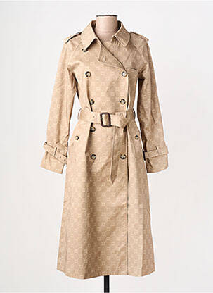 Trench tissage popeline sans capuche beige GERARD DAREL femme