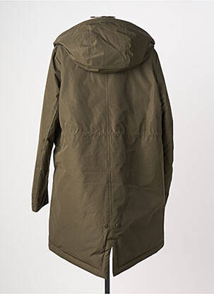 Doudoune poches a capuche vert EMME M femme