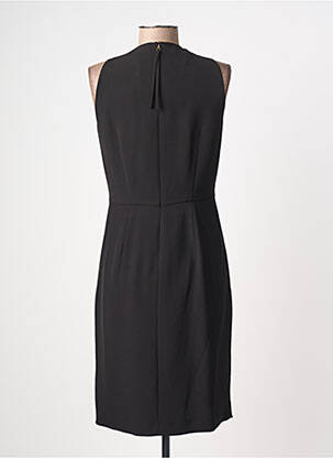 Robe mi-longue sans manche sans manche noir LUISA CERANO femme