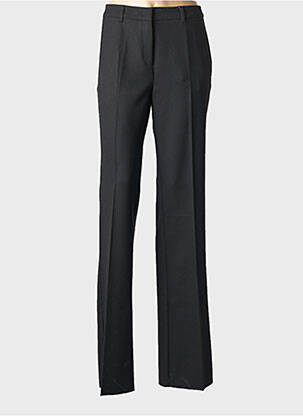 Pantalon droit tissage crêpe taille normale noir MARELLA femme