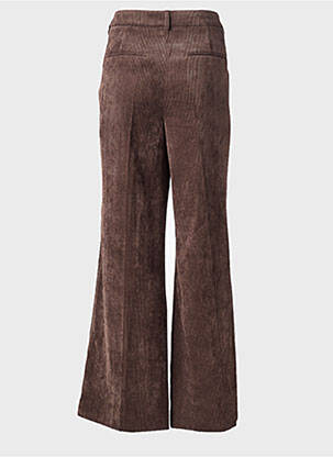 Pantalon flare stretch taille normale marron LUISA CERANO femme