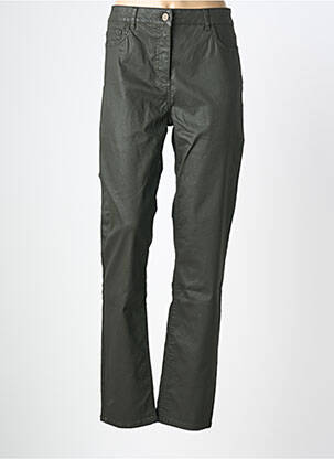 Pantalon slim tissage enduit vert GERARD DAREL femme