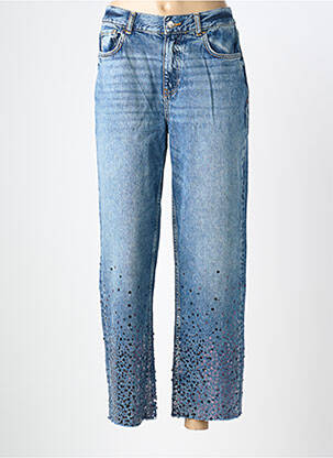 Jeans coupe droite stretch taille normale bleu LIU JO femme