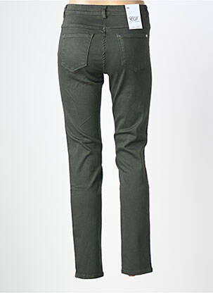 Jeans coupe slim stretch taille normale vert EAST DRIVE femme