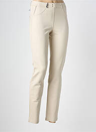 Jegging tissage jersey taille normale beige EAST DRIVE femme