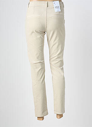 Jegging stretch taille normale beige EAST DRIVE femme