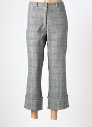 Pantalon 7/8 stretch taille normale gris EAST DRIVE femme
