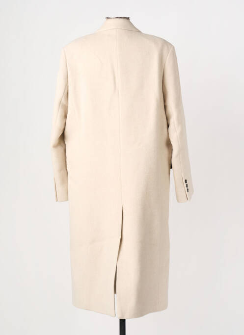 Manteau long coupe cintrée sans capuche beige GERARD DAREL femme