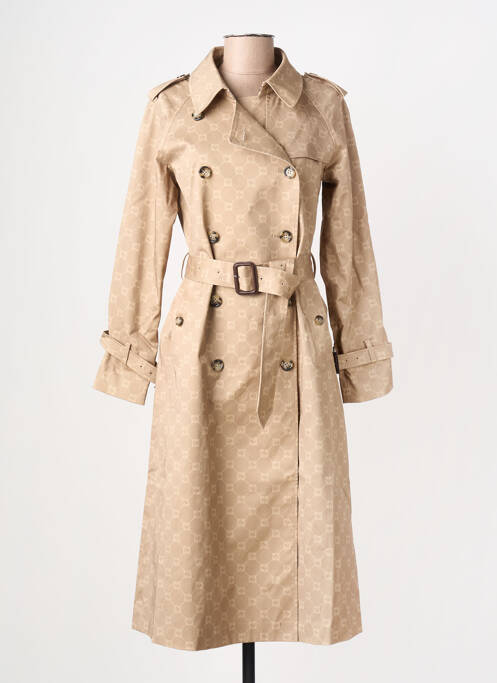 Trench tissage popeline sans capuche beige GERARD DAREL femme