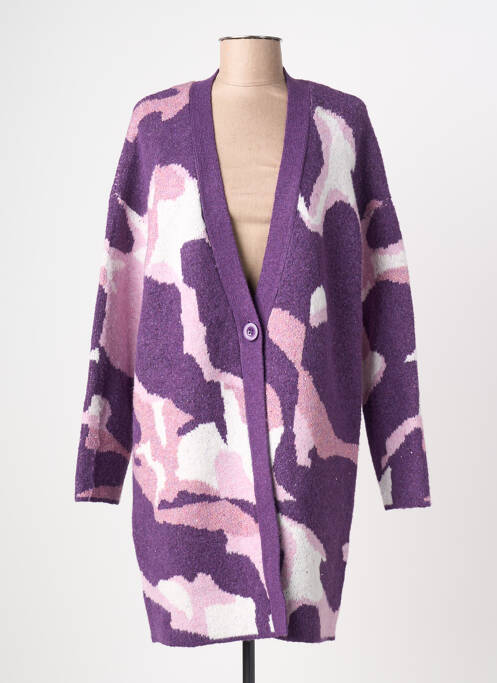 Gilet manches longues stretch violet ESCORPION femme