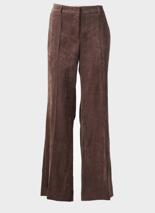 Pantalon flare stretch taille normale marron LUISA CERANO femme