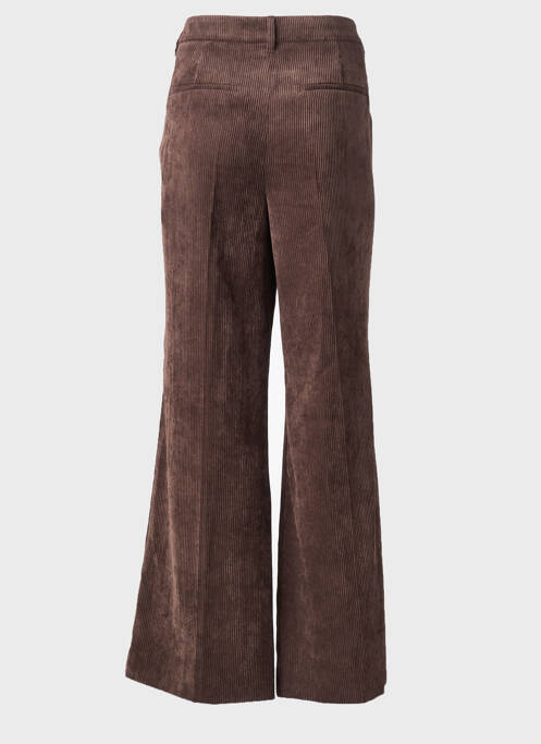 Pantalon flare stretch taille normale marron LUISA CERANO femme