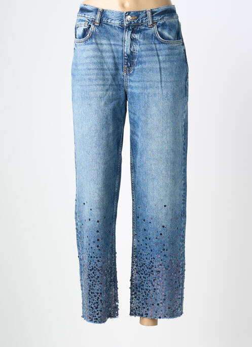 Jeans coupe droite stretch taille normale bleu LIU JO femme