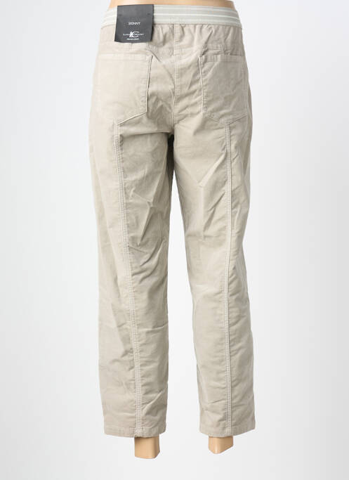 Pantalon 7/8 stretch taille normale beige LUISA CERANO femme