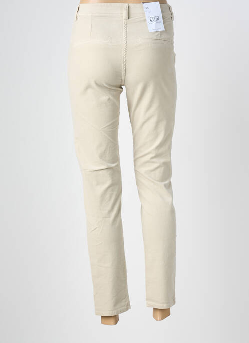 Jegging stretch taille normale beige EAST DRIVE femme