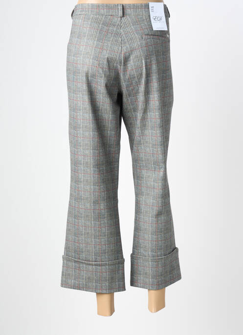Pantalon 7/8 stretch taille normale gris EAST DRIVE femme