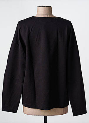 Top col v manches longues noir ORTO BOTANICO femme